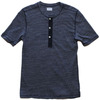 Homespun Knitwear COALMINER SHORT SLEEVE indigo jersey画像