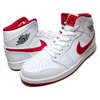 NIKE AIR JORDAN 1 MID wht/blk-g.red 554724-101画像