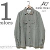 REMI RELIEF 襟花スタッズ ミリタリーシャツ RN1415-3144画像