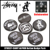STUSSY × SAINT ALFRED Button Badge Pack 338069画像
