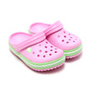 crocs CROCBAND KIDS CARNATION/GREEN GLOW 10998-6IK画像