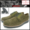 COLE HAAN × NIKE LUNAR GRAND LONG WING Olive Green Suede C12525画像