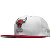 NEW ERA CHICAGO BULLS SNAPBACK CAP WHITExREDxKHAKI CNFNECHB250画像