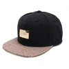 CAZAL PLATE STRAPBACK BLACK画像