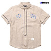 atmos BASEBALL B.D.SHIRT BEIGE ATS-ND-BB01画像