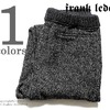 FRANK LEDER ブラック/クリームヘリンボーンウール イージーパンツ 0423060画像