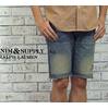 DENIM & SUPPLY Ralph Lauren リペア加工 SLIM デニム カットオフ ショーツ画像