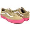 VANS OLD SKOOL PRO "S" (GOLF WANG) WHEAT / PINK VN-0QHMF5F画像