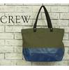 J.CREW キャンバス&times;ラバー トート バック画像