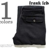 FRANK LEDER ブラック/ブルーウール パンツ 0423002画像