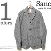 SANCA 千鳥格子コットンウールジャケット S14FJK02画像