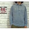 RRL チンスト＆マチ付き チェック プルオーバー シャツ画像