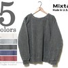 MIXTA プレーンクルーネックスウェット 1502画像