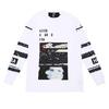 HOOD BY AIR. LAYERED GRAPHIC LS TEE WHITE HBAF14-KT62-CWA画像
