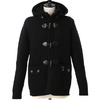 Bark SHORT DUFFLE COAT BLACK 42B8001画像