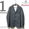 HONNETE ブリティッシュウール ヘリンボーンジャケット画像