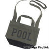 the POOL aoyama 2WAY HANDLE TOTE BAG SMALL OLIVE画像