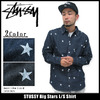 STUSSY Big Stars L/S Shirt 111748画像