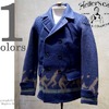 HELLER'S CAFE 1930's Football Players Pattern Wool Coat HC-225画像