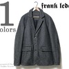 FRANK LEDER ネイビー/グレー ヘリンボーンウール ジャケット 0422013画像