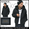 nixon Montana Button Front Hoodie Sweater JKT NS2061画像