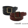 raise8apparel LEATHER BELT 125B-002画像