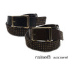 raise8apparel LEATHER BELT 125B-006画像