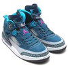 NIKE JORDAN SPIZIKE SPC BL/FSN PNK-WLF GRY-TRPCL T 315371-407画像