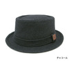 FRED PERRY Drakes Boiled Wool FailsWORTH Pork Pie Hat HW5623画像