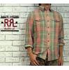 RRL ウォッシュ加工 チェック ネル シャツ画像