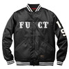 FUCT SSDD SATIN STADIUM JACKET (BLACK) 3518画像