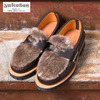 YUKETEN Penny Loafer With Beaver Hair Wax Brown画像