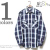 orslow インディゴチェック 70'sワークシャツ 01-8072-164画像