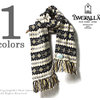 INVERALLAN 11K SNOW BORDER HAND KNIT SCARF画像