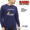 BARNS CREW SWEAT 「SUNRISE」 BR-6124画像