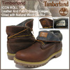 Timberland ICON ROLL TOP Leather And Fabric Glazed Ginger Oiled with Natural Woolrich Blur 6831A画像