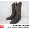 TONY LAMA 7937 AMERICANA JAVA CONQUISTADOR SHOULDER画像