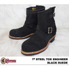 CHIPPEWA 7" STEEL TOE ENGINEER BLACK SUEDE 1901M70画像