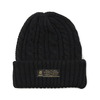 TOYPLANE REVERSIBLE CABLE KNIT CAP (BLACK) TP14-FSCP01画像