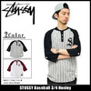 STUSSY Baseball 3/4 Henley 114741画像