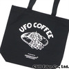 UNDERCOVER MAD STORE "TOKYO SKYTREE TOWN SOLAMACHI" EXCLUSIVE UFO COFFEE TOTE BAG L BLACK画像