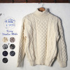 Kerry Woollen Mills ARAN POLO NECK SWEATER画像