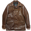 Schott 533US LEATHER CAR COAT BROWN画像