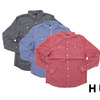 HUF MONOGRAM CHAMB WOVEN SHIRT画像