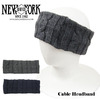 NEW YORK HAT Cable Headband 4205画像