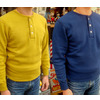 THE FLAT HEAD HENLEY NECK L/S SWEAT SN-00W画像