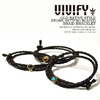 VIVIFY OLD NATIVE STYLE STONE SETTING ROUND BRAID BRACELET VFB-113画像