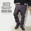 SAY! SARROUEL SKINNY MELANGE DENIM画像