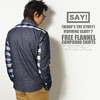 SAY! FREE FLANNEL COMPOUND SHIRTS画像