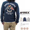AVIREX L/S ZIP COTTON KNITS 6154022画像